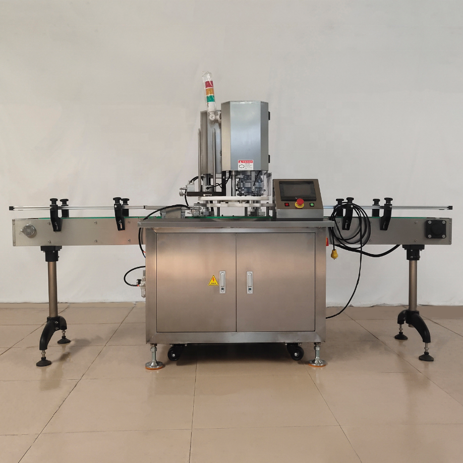 Fully Automatic Tin Can Sealing Machine Food Canning Machine Seal Plastic 304 Stainless Steel Plastic Containers Production Line